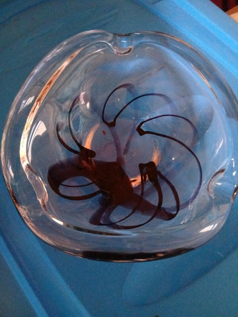 Asbak, Antiek en Kunst, Antiek | Glas en Kristal, Ophalen of Verzenden