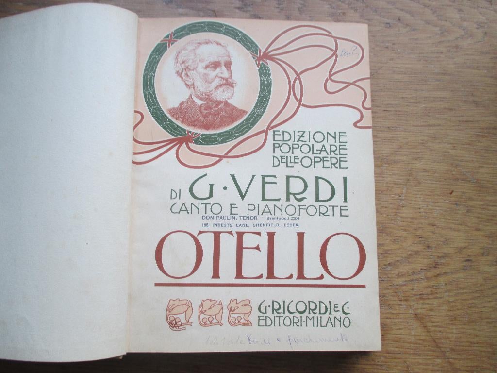 Verdi - otello, Ophalen of Verzenden, Gebruikt, Artiest of Componist, Klassiek