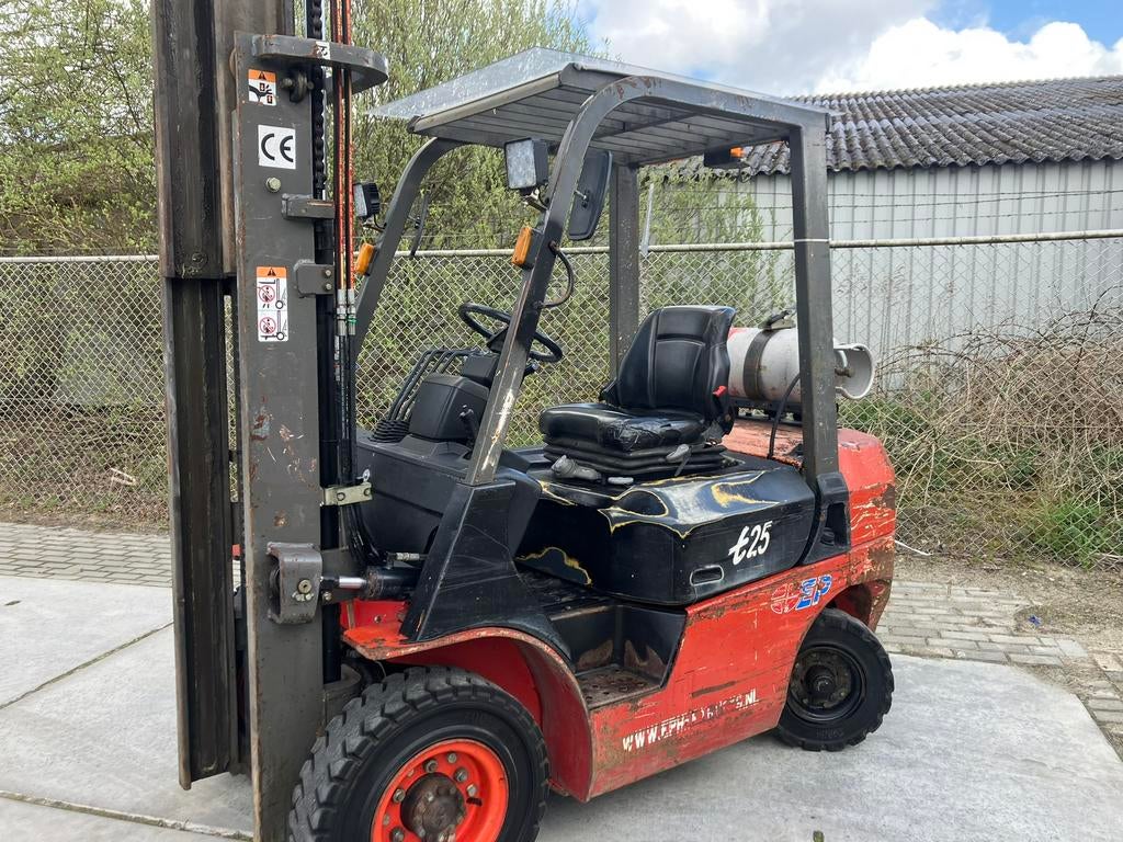 Heftruk   vorklift   heftruck 2.5 ton, 2000 tot 3000 kg, Ophalen, Handmatig, Heftruck