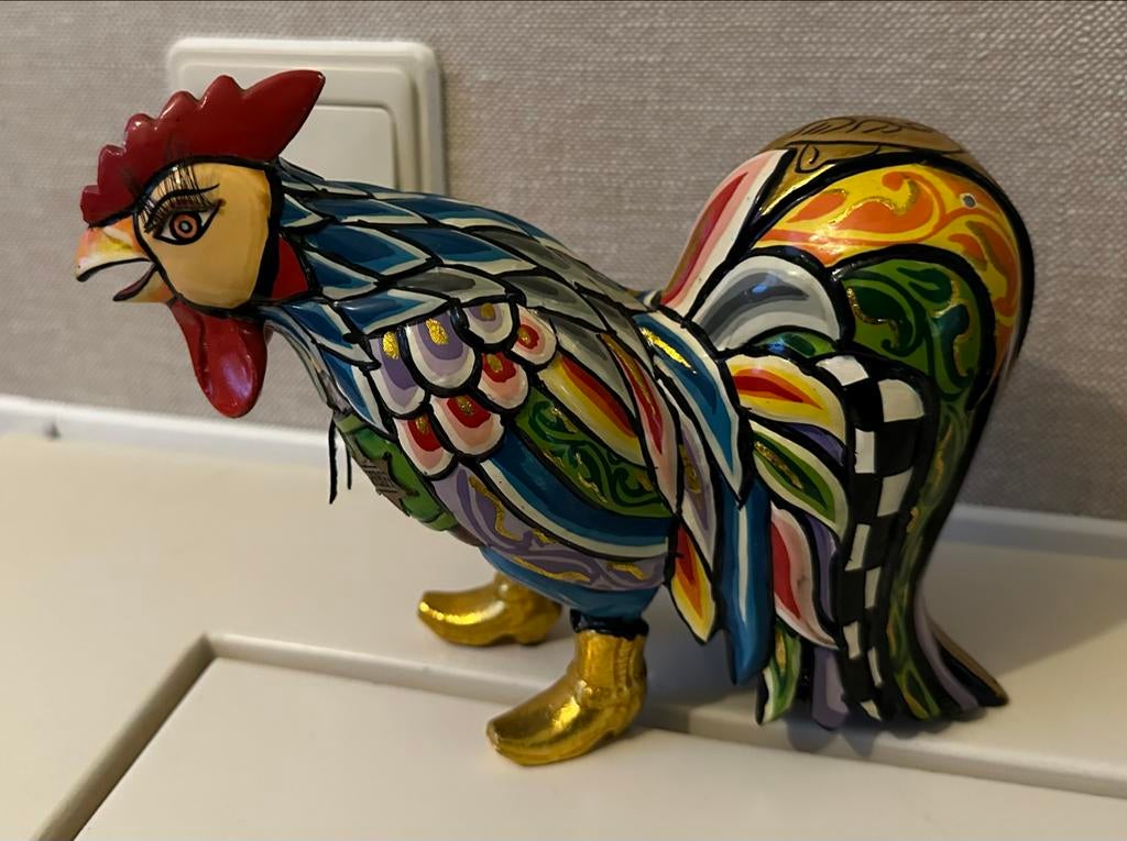 Toms Drag Haan Wyatt beeldje, Verzamelen, Beelden en Beeldjes, Verzenden, Gebruikt, Dier