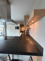 Schiereiland U-keuken met graniet, inductie en combi-oven, Ophalen, Gebruikt, U-keuken, Overige kleuren