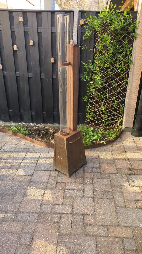 Cortenstaal Terrasverwarmer Rookvrij - Pelletkachel, Ophalen of Verzenden