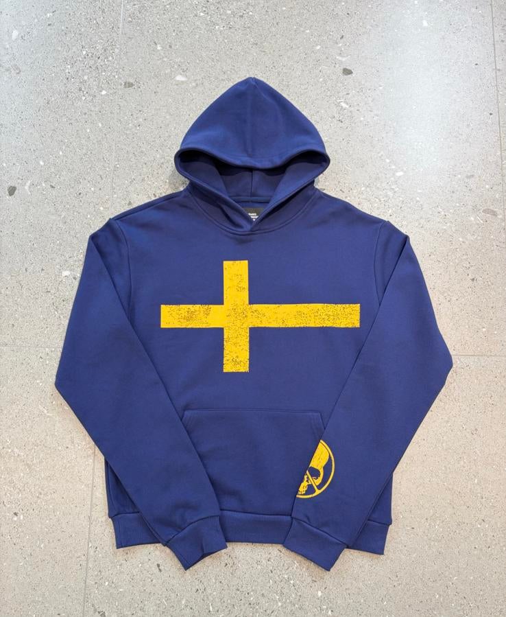 Peaceinwar hoodie, Ophalen of Verzenden, Nieuw, Maat 48/50 (M), Blauw