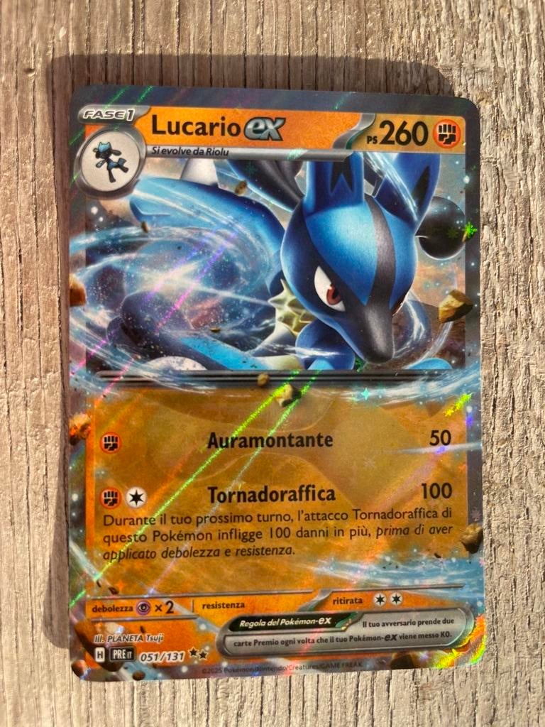 Lucario ex pokemon kaart, Ophalen of Verzenden