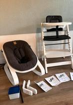 Kidsmill kinderstoel, wipstoel en newborn set, Kinderen en Baby's, Kinderstoelen, Ophalen, Gebruikt, Meegroeistoel, Afneembaar eetblad