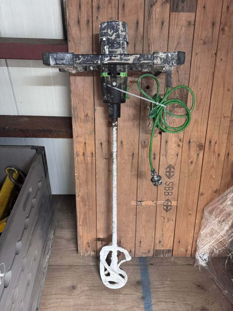 Profes. bouwmixer / mortelmixer Swinko (Eibenstock) 1000W, Ophalen, Zo goed als nieuw
