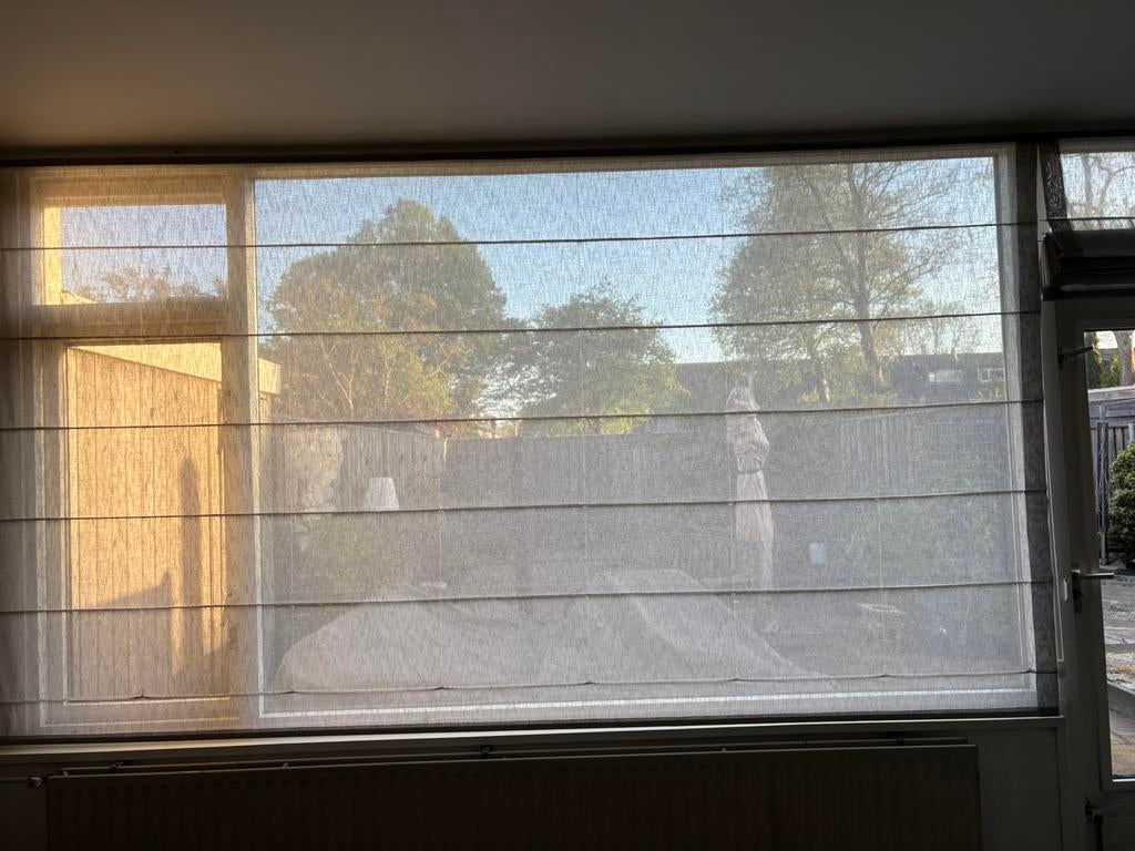 ZGAN in between vouwgordijnen Corsica 300, Ophalen, Groen, Zo goed als nieuw, 200 cm of meer