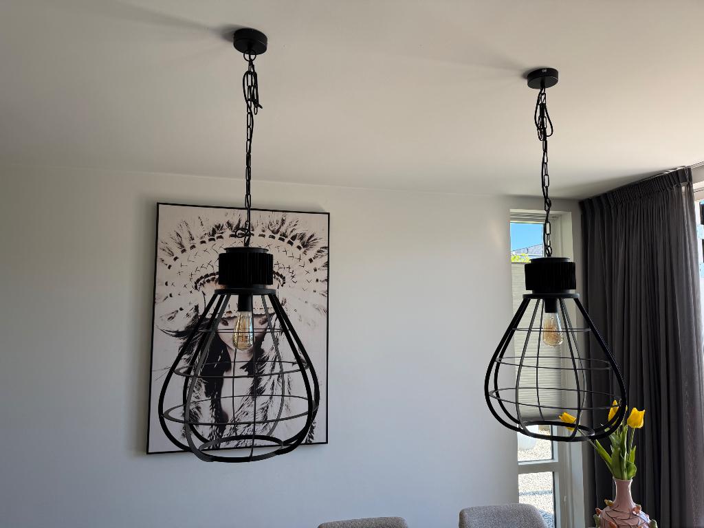 By boo hanglamp zwart large, Ophalen, Zo goed als nieuw, Minder dan 50 cm