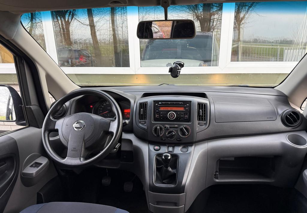 Nissan NV200 1.6 5-PERSOONS BENZINE AIRCO 1E EIGENAAR, Voorwielaandrijving, Stof, Gebruikt, Overige modellen