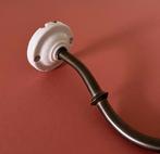 Antiek Frans wandlampje met glazen lamp glas, Ophalen of Verzenden, Gebruikt, Glas