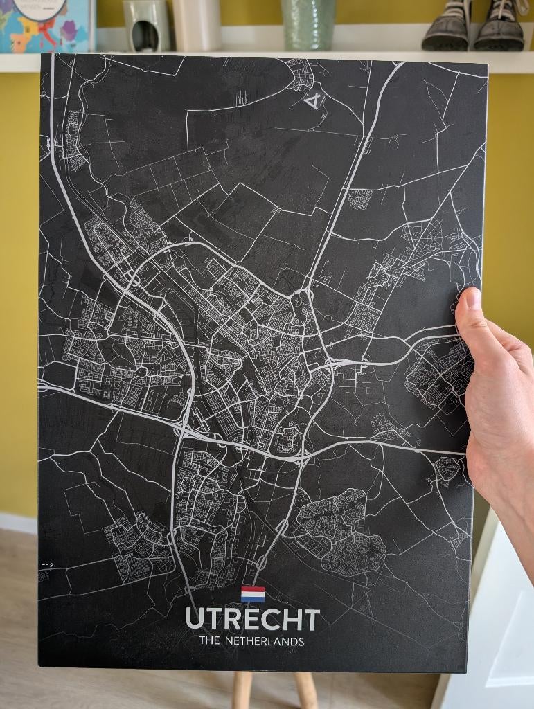 Utrecht Displate Poster (metaal), Verzamelen, Ophalen of Verzenden, A1 t/m A3, Film en Tv, Rechthoekig Staand