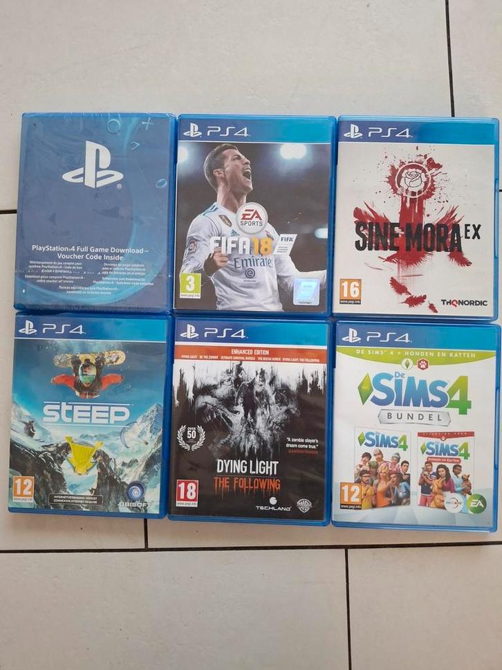 PS4 Games bundel, Spelcomputers en Games, Games | Sony PlayStation 4, Zo goed als nieuw, Overige genres, 1 speler, Vanaf 18 jaar