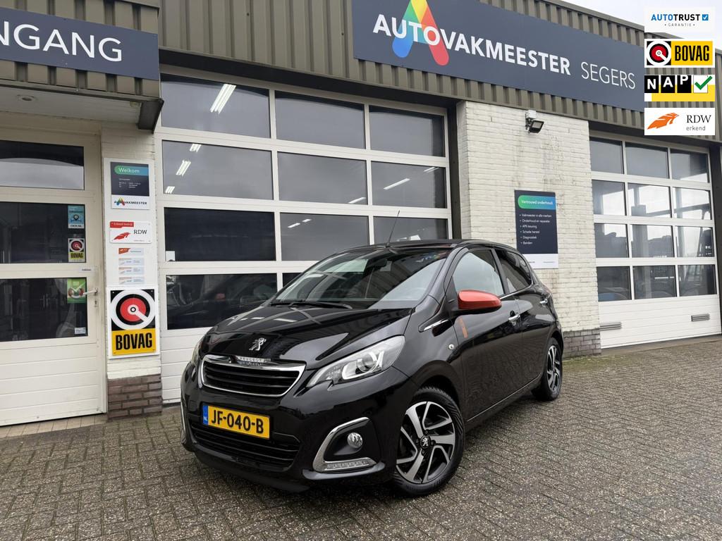Peugeot 108 1.2| TOP! Roland Garros|Apple Carplay|NAP|, Auto's, Stof, Gebruikt, 1199 cc, 840 kg