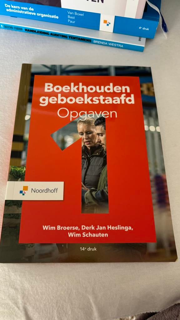 Wim Broerse - opgaven Boekhouden geboekstaafd 1, Ophalen of Verzenden, Nieuw, Wim Broerse; Derk Jan Heslinga; Wim Schauten