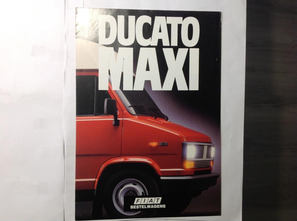 Fiat Ducato Maxi folder NED 8 blz, Ophalen of Verzenden, Nieuw, Overige merken