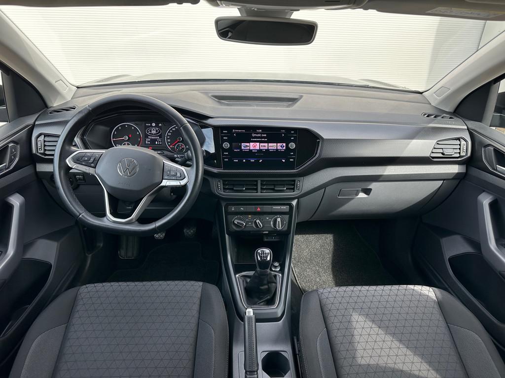 Volkswagen T-Cross 1.0 TSI Life|Adaptive|Navi|1e eig|NL-auto, Gebruikt, Euro 6, 95 pk, Zwart