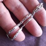 Zilveren Figaro Armband 19,5 cm Gehalte 925, Verzenden, Zo goed als nieuw, Zilver, Zilver