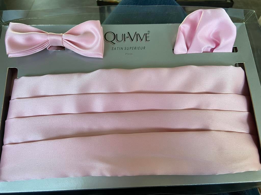 Echte vintage cummerband set, Kleding | Heren, Trouwkleding en Trouwaccessoires, Ophalen of Verzenden, Zo goed als nieuw, Overige kleuren