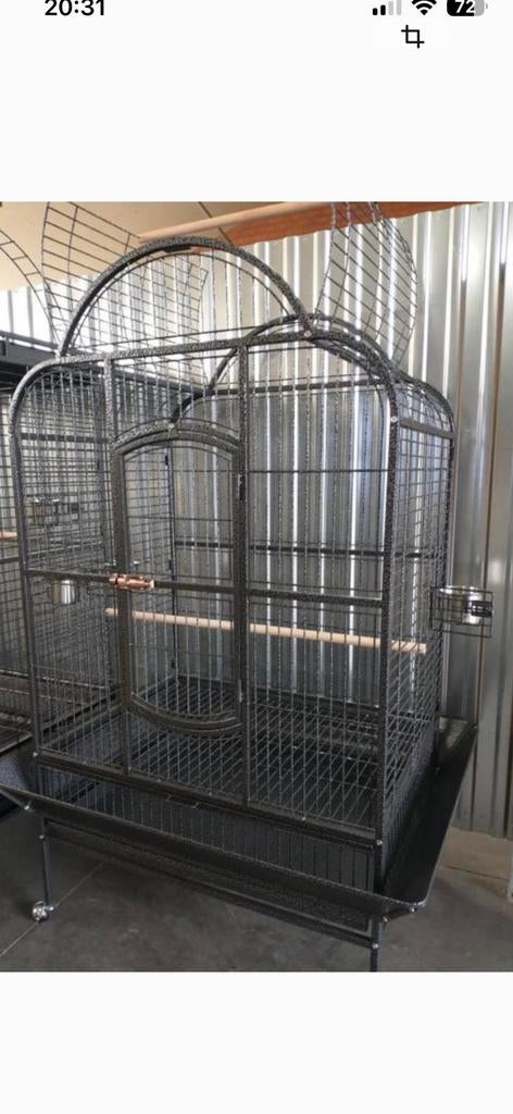 Papegaaienkooi ophalen de kooi is helemaal compleet, Dieren en Toebehoren, Ophalen of Verzenden, Zo goed als nieuw, Metaal, Vogelkooi