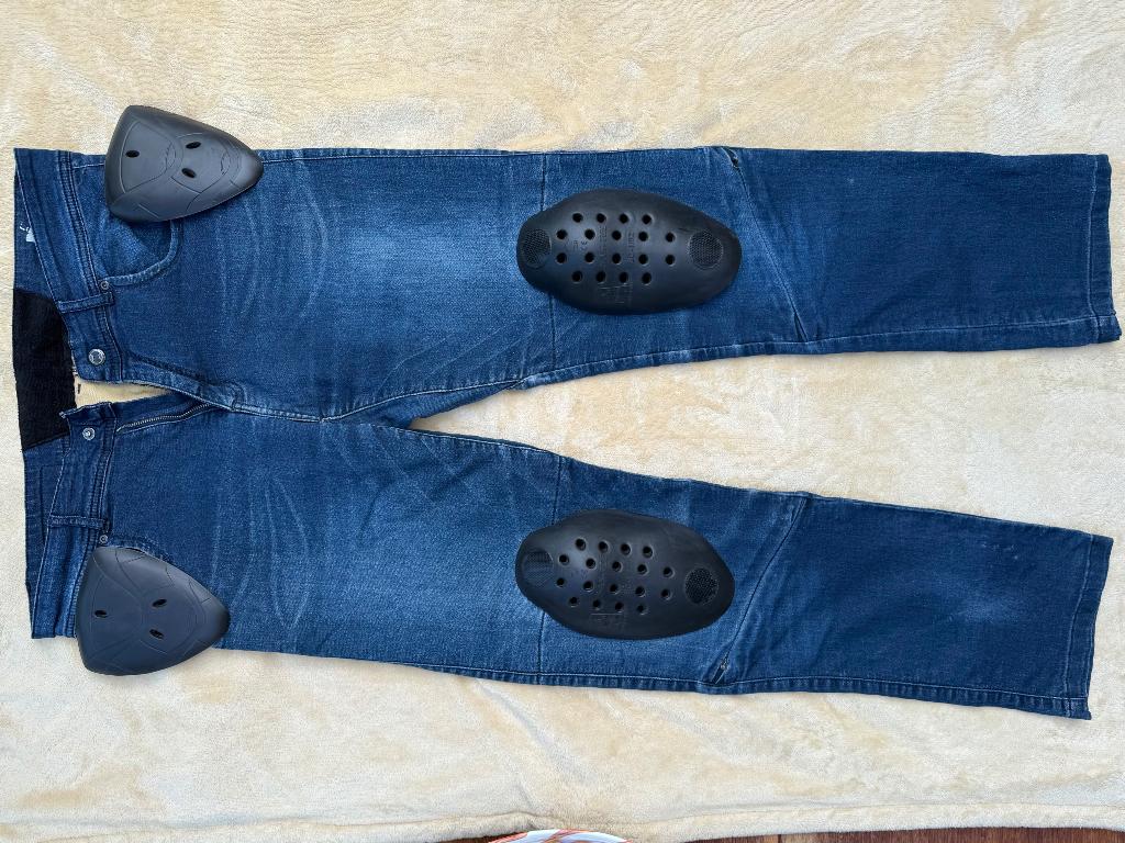 Macna heren motor-spijkerbroek, Heren, Ophalen of Verzenden, Broek | textiel, Tweedehands