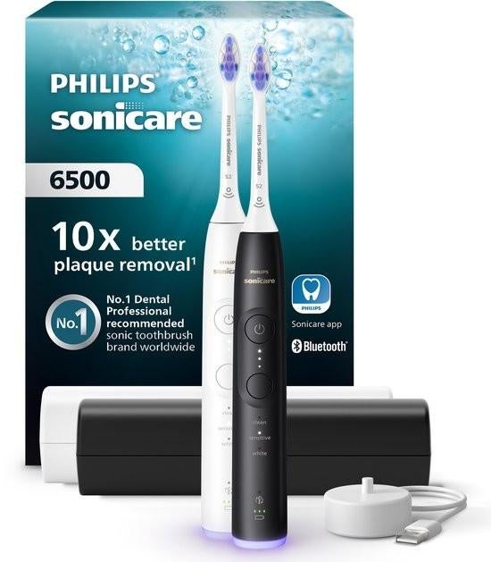 Philips Sonicare HX7419 tandenborstels zwart en wit, Ophalen of Verzenden