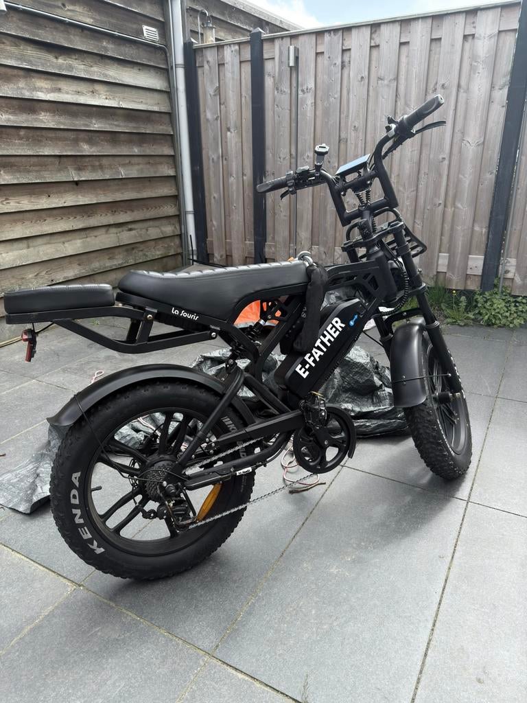 E-father v20 pro, Fietsen en Brommers, Elektrische fietsen, Gebruikt, 51 tot 55 cm, 30 tot 50 km per accu, Ophalen