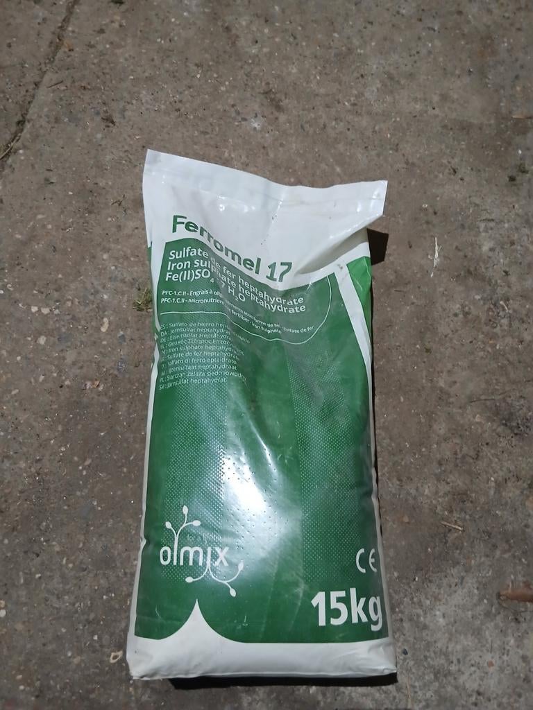Ferromel 17 ijzersulfaat tegen mos, Tuin en Terras, Ophalen, Nieuw