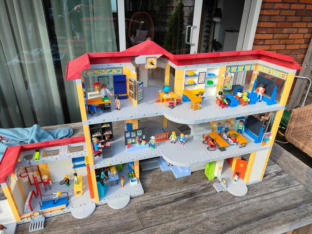 Playmobil School, Kinderen en Baby's, Speelgoed | Playmobil, Ophalen, Gebruikt, Complete set