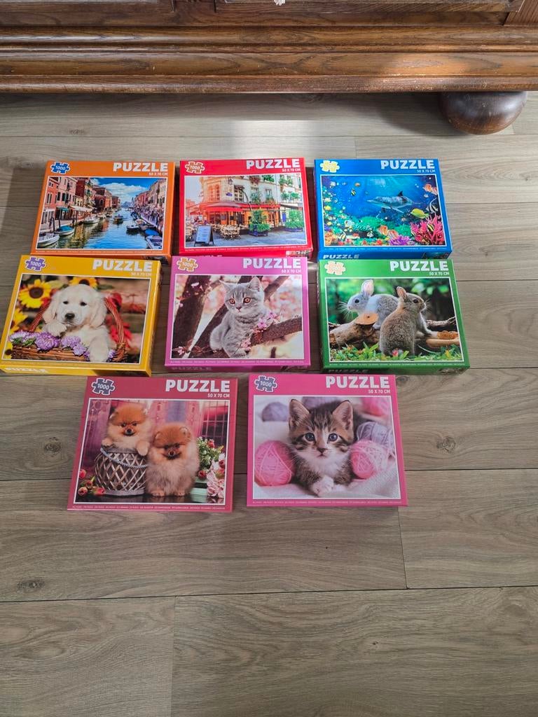 Puzzels Compleet, Ophalen, 500 t/m 1500 stukjes, Zo goed als nieuw