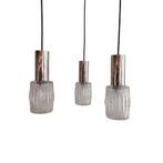 Vintage cascade hanglamp, Ophalen, Gebruikt, 50 tot 75 cm, Onbekend