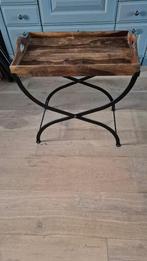 Bijzet tafeltje, theewagen, Vierkant, 55 tot 75 cm, Zo goed als nieuw, Hout