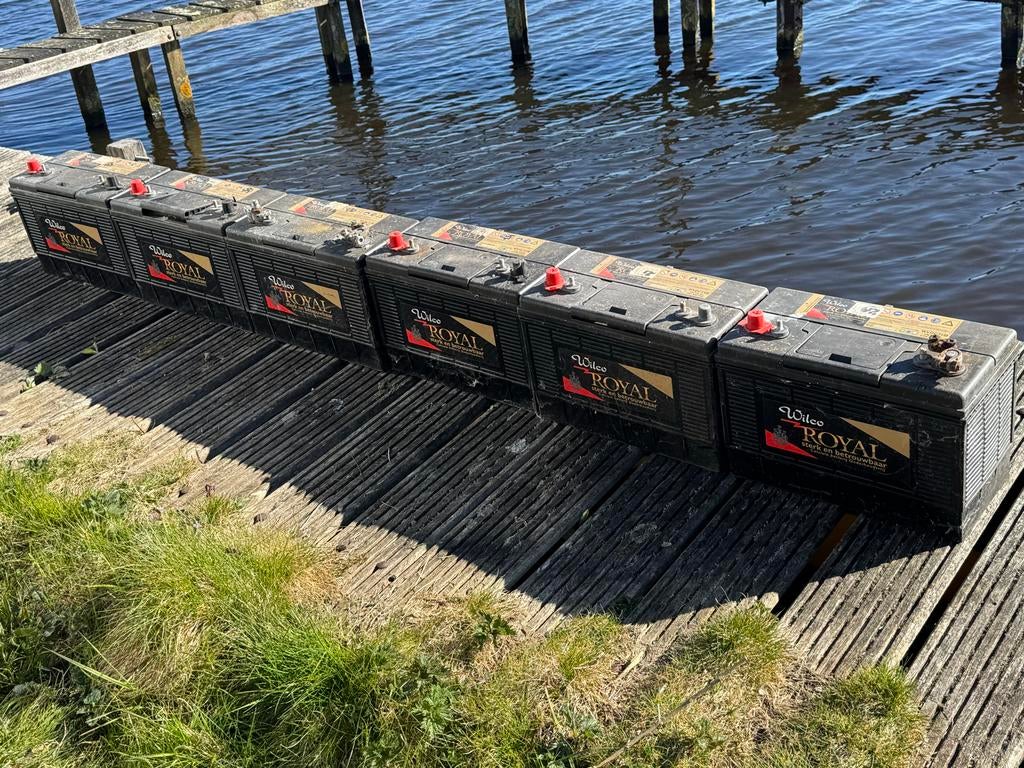 6x Wilco Royal Accu's - betrouwbaar, goed als boot accu, Ophalen, Gebruikt, Universele onderdelen