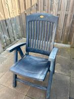 3x Hartman Prestige Selection tuinstoelen donkerblauw, Tuin en Terras, Ophalen, Gebruikt, Kunststof