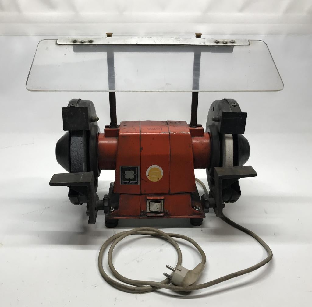 Werkbankslijper, Creusen, DSW 2200T, 230 volt, Doe-het-zelf en Verbouw, Gereedschap | Slijpmachines, Ophalen of Verzenden, Gebruikt