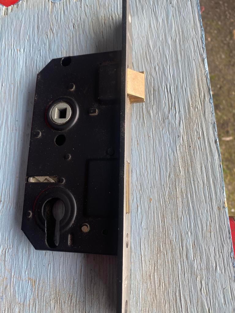 Insteekslot bijzetslot oplegslot deurslot  72 mm, Ophalen of Verzenden, Binnendeur, 200 tot 215 cm