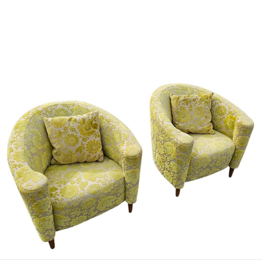 2 x ArX / Gelderland lounge chair / Jan des Bouvrie / 1990s, Ophalen, Gebruikt, 75 tot 100 cm, Stof