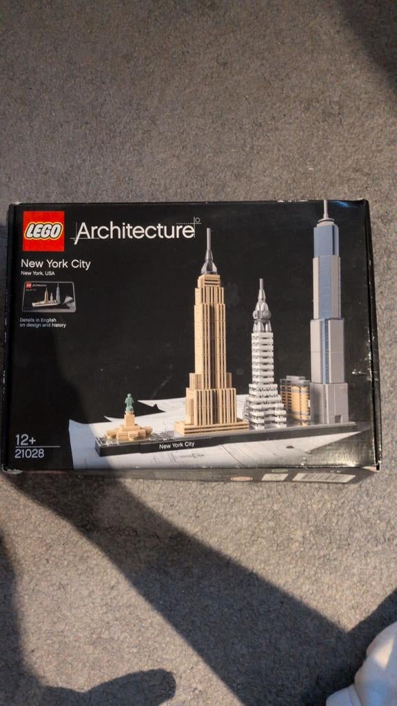 Lego Architecture 21028 New York City Skyline, Kinderen en Baby's, Speelgoed | Duplo en Lego, Gebruikt, Lego, Architecture, Ophalen of Verzenden