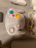 Nintendo GameCube Wavebird Controller + Ontvanger, Ophalen of Verzenden, Gebruikt, Zilver, Met 1 controller