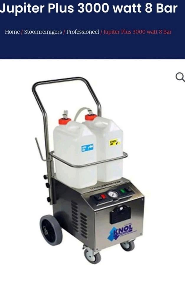 Professionele Stoomreiniger Jupiter Plus 3000W 8 Bar, Witgoed en Apparatuur, Stoomapparaten, Ophalen of Verzenden
