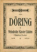 Döring  -  Melodische Klavier Etüden, Gebruikt, Klassiek, Ophalen of Verzenden, Artiest of Componist