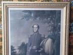 Lord Eglinton grote antieke ingelijste prent uit Engeland., Antiek en Kunst, Ophalen