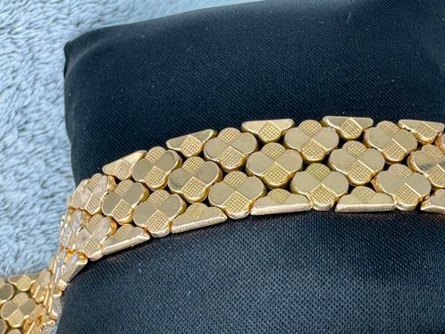 18 kt. geelgouden armband, Sieraden, Tassen en Uiterlijk, Armbanden, Zo goed als nieuw, Goud, Geel, Ophalen of Verzenden