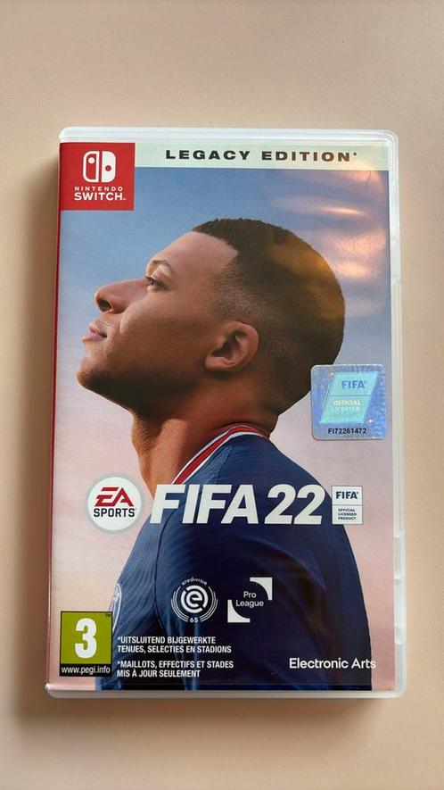 FIFA 22 Legacy Edition, Spelcomputers en Games, Games | Nintendo Switch, Zo goed als nieuw, Sport, 3 spelers of meer, Vanaf 3 jaar