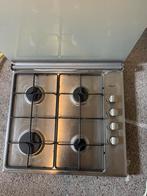 Rvs kookplaat, Zo goed als nieuw, Gas, Vrijstaand, 4 kookzones