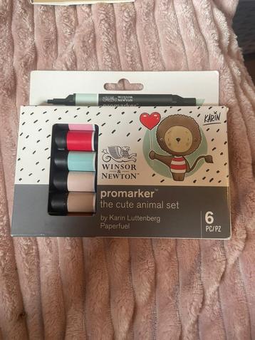 Winston & Newton Pro Marker - Cute Animal Set beschikbaar voor biedingen