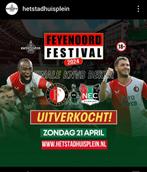 Feyenoord Festival stadhuisplein, Tickets en Kaartjes, Sport | Voetbal, Mei, Losse kaart, Eén persoon