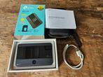 4G LTE TP-Link mifi router M7350 + hard case box, Computers en Software, Routers en Modems, Ophalen of Verzenden, Zo goed als nieuw