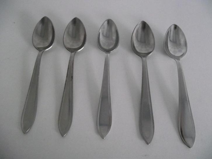15 RVS puntfilet lepeltje 11,5cm inoxa massief Classique p s, Antiek en Kunst, Antiek | Bestek, Ophalen of Verzenden