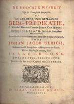 J.J. Ulrich: De hoogste wijsheid of berg predicaties (deel 2, Antiek en Kunst, Ophalen of Verzenden