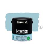 Renaulac blauwe lakverf (mat) 1 liter, Blauw, Nieuw, Ophalen of Verzenden, Verf